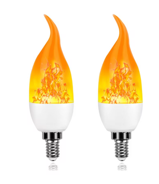 E14 Led ampoules de flamme simulée 7W 9W E27 85-265V 220V lampe de maïs scintillante LED bougie effet de flamme dynamique pour la lumière de la maison