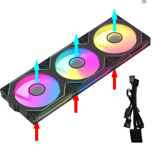 Ventilateur PC 120mm Sans Fil Modulaire